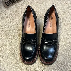 Black Chunky Loafers